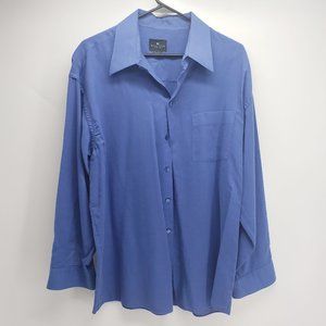 Kenneth Cole | Button Down Dress Shirt | Blue